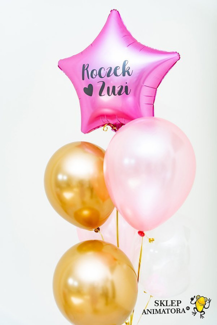 PERSONALIZACJA na balon (SAM NAPIS) do 29 cm długości