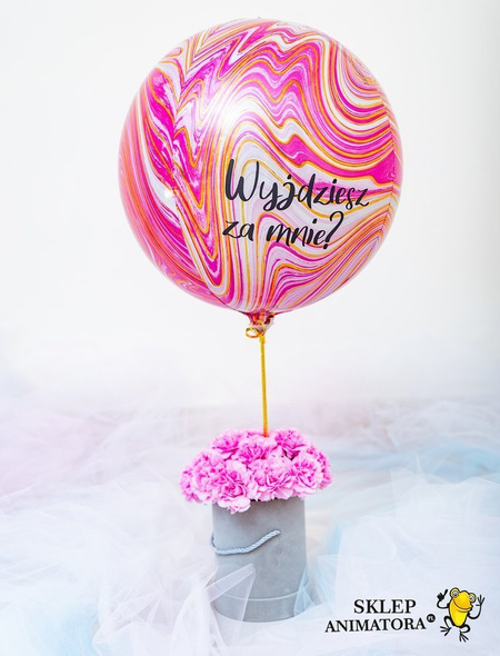 PERSONALIZACJA na balon (SAM NAPIS) do 29 cm długości