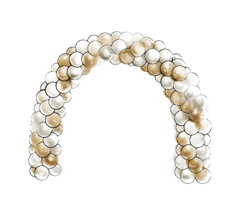 Balonowa girlanda na stelażu łuk bramka balonowa klasyczna