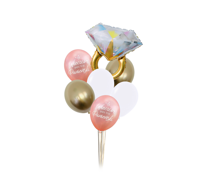 Zestaw Balonów Bukiet balonowy WIECZÓR PANIEŃSKI (7 szt.)