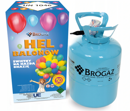 Butla z helem jednorazowa na 50 balonów HELIUM KIT 0,4m3