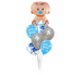 Zestaw balonów Bukiet balonowy BABY SHOWER CHŁOPIEC (7 szt.) Z HELEM