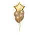 Zestaw balonów bukiet balonowy urodzinowy ze złotą gwiazdką (5 szt.) Z HELEM