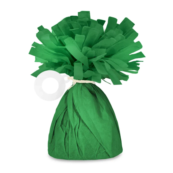 Ciężarek do balonów CUKIEREK  papierowy 140g zielony